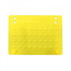 Термоковрик силиконовый для щипцов-выпрямителей желтый